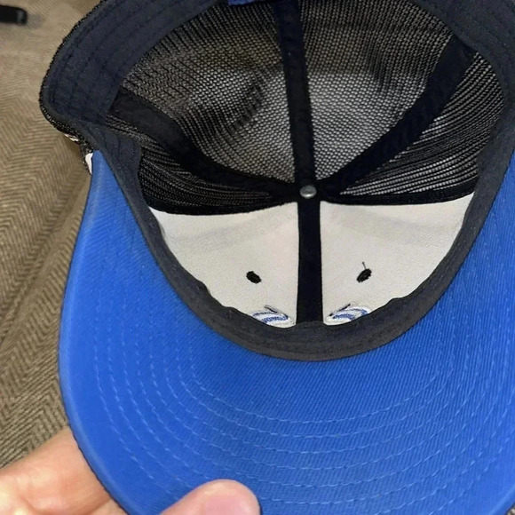 NFL INDIANAPOLIS COLTS FOOTBALL CAP HAT BLK/NAVY REEBOK S/M USED - Picture 8 of 9